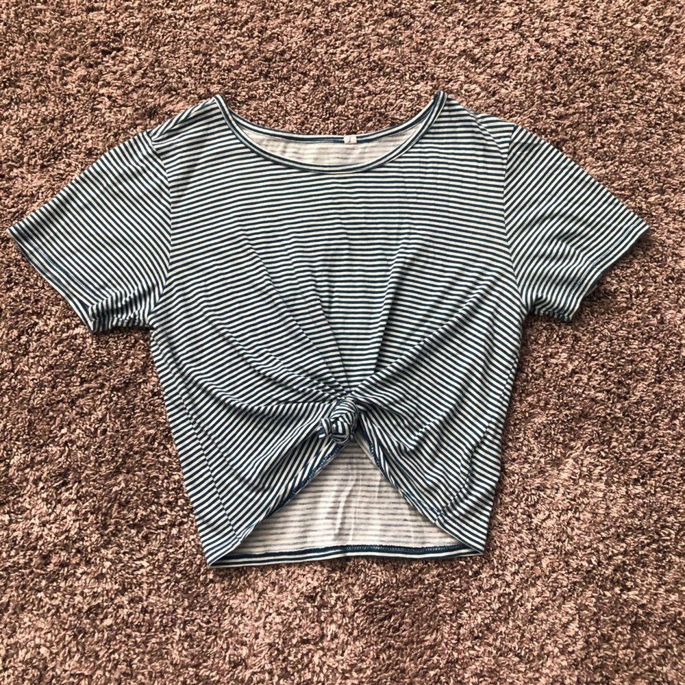 Striped Tie Shirt